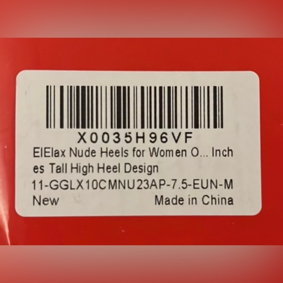 Brand New! 4” nude heels size 7.5 - Picture 4 of 4